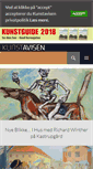 Mobile Screenshot of kunstavisen.dk